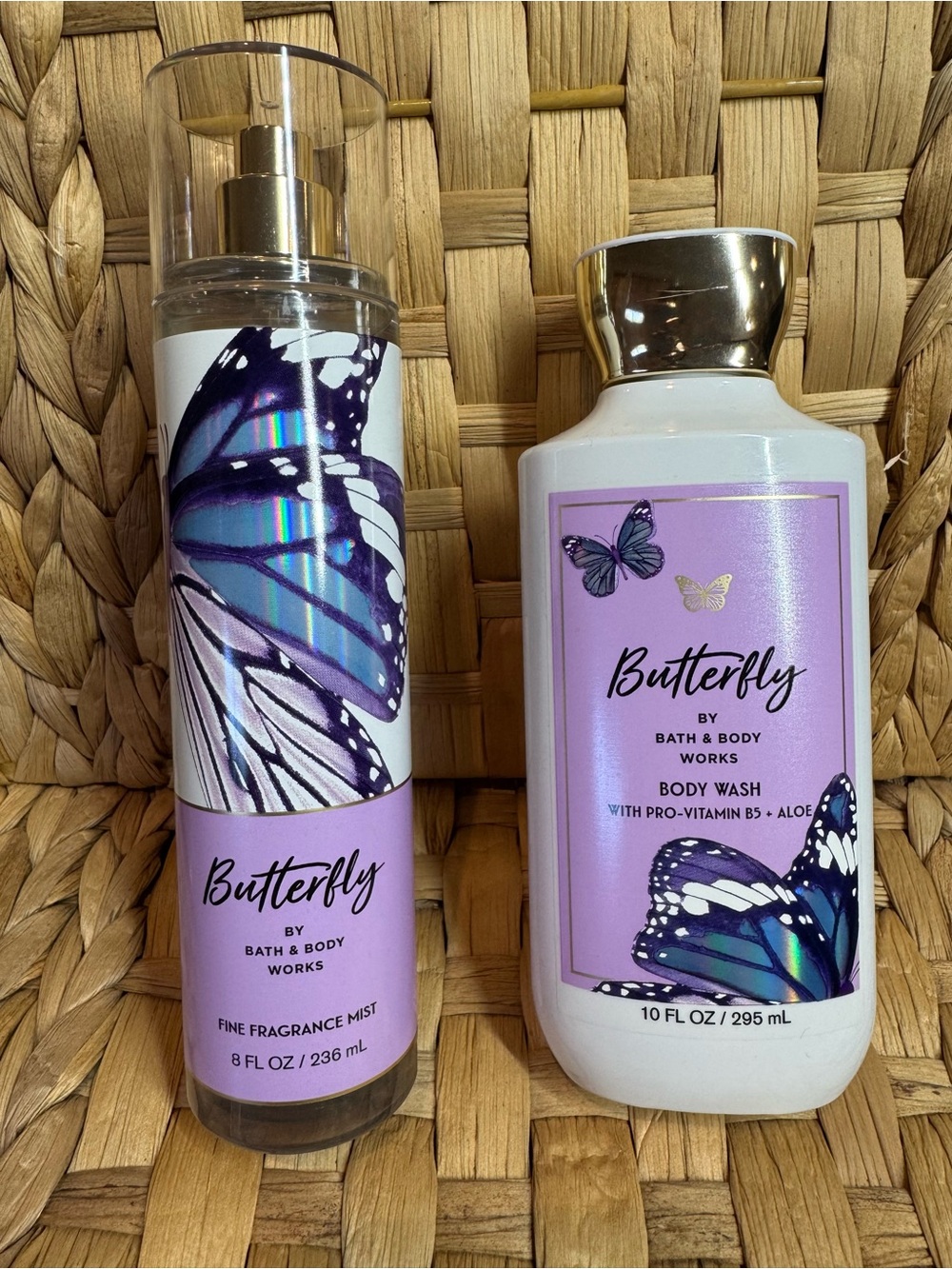 Bath & Body Works Butterfly Body Wash & Mist Set